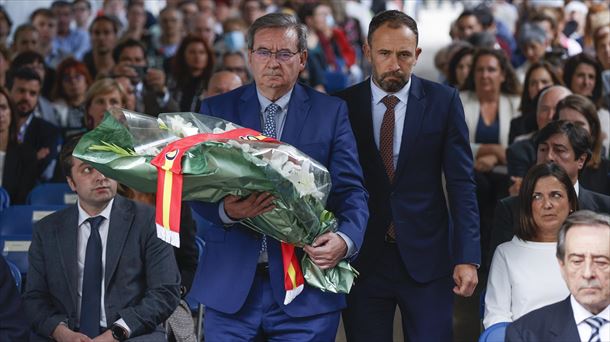 El secretario de Estado Fernando Martínez López, en el acto del año pasado en Gernika. EFE