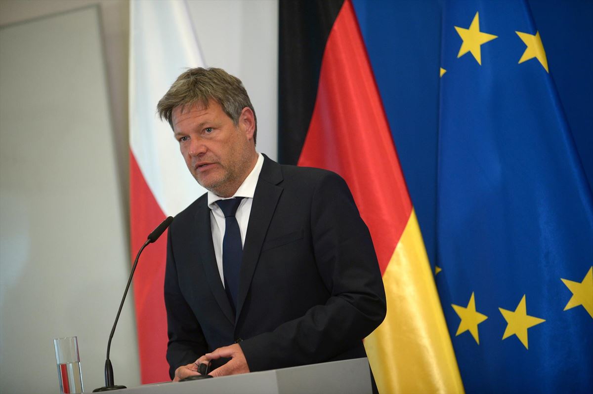 El ministro de Economía alemán, Robert Habeck. Foto: EFE