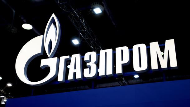 Gazprom gas konpainia errusiarraren logotipoa