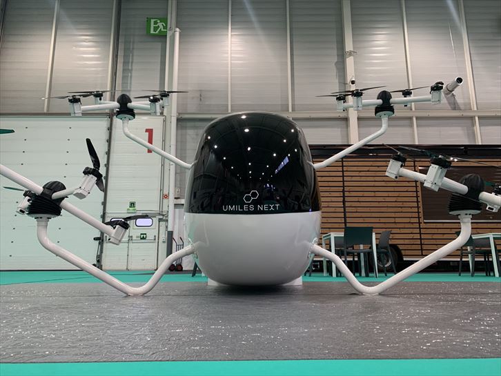 Prototipo de aerotaxi diseñado por Tecnalia