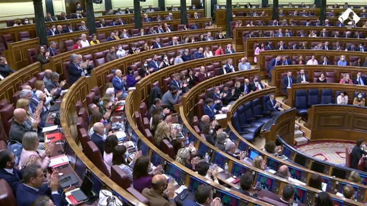 Congreso de los Diputados. Imagen obtenida de un vídeo del Congreso de los Diputados.