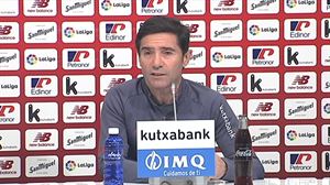 Marcelino: ''Vamos a necesitar a la afición para este partido''