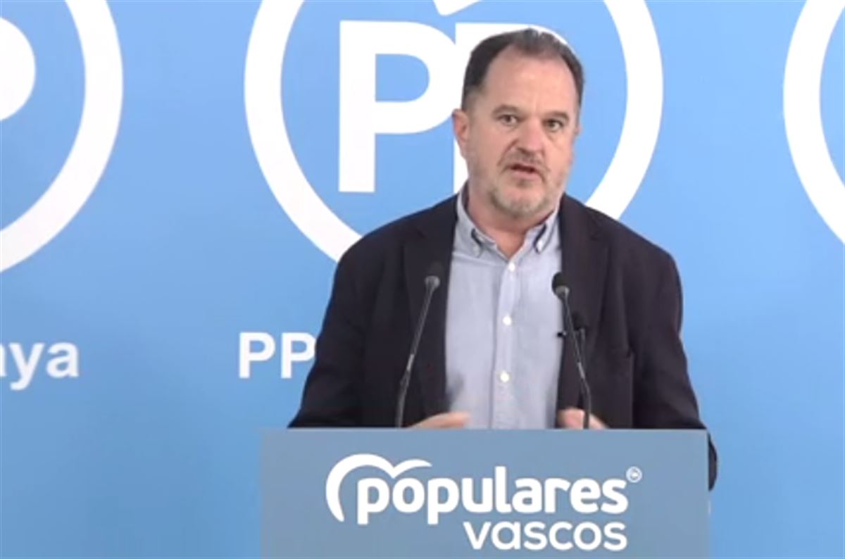 Carlos Iturgaiz, Euskadiko PPko presidentea. Artxiboko argazkia: EITB Media