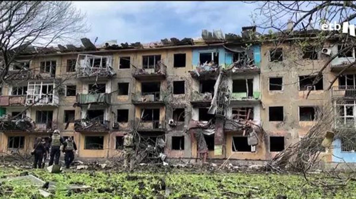 Un edificio derruido en Odesa. Foto de archivo: EITB Media
