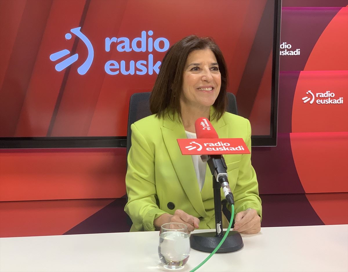 Izaskun Bilbao, Radio Euskadiko estudioetan