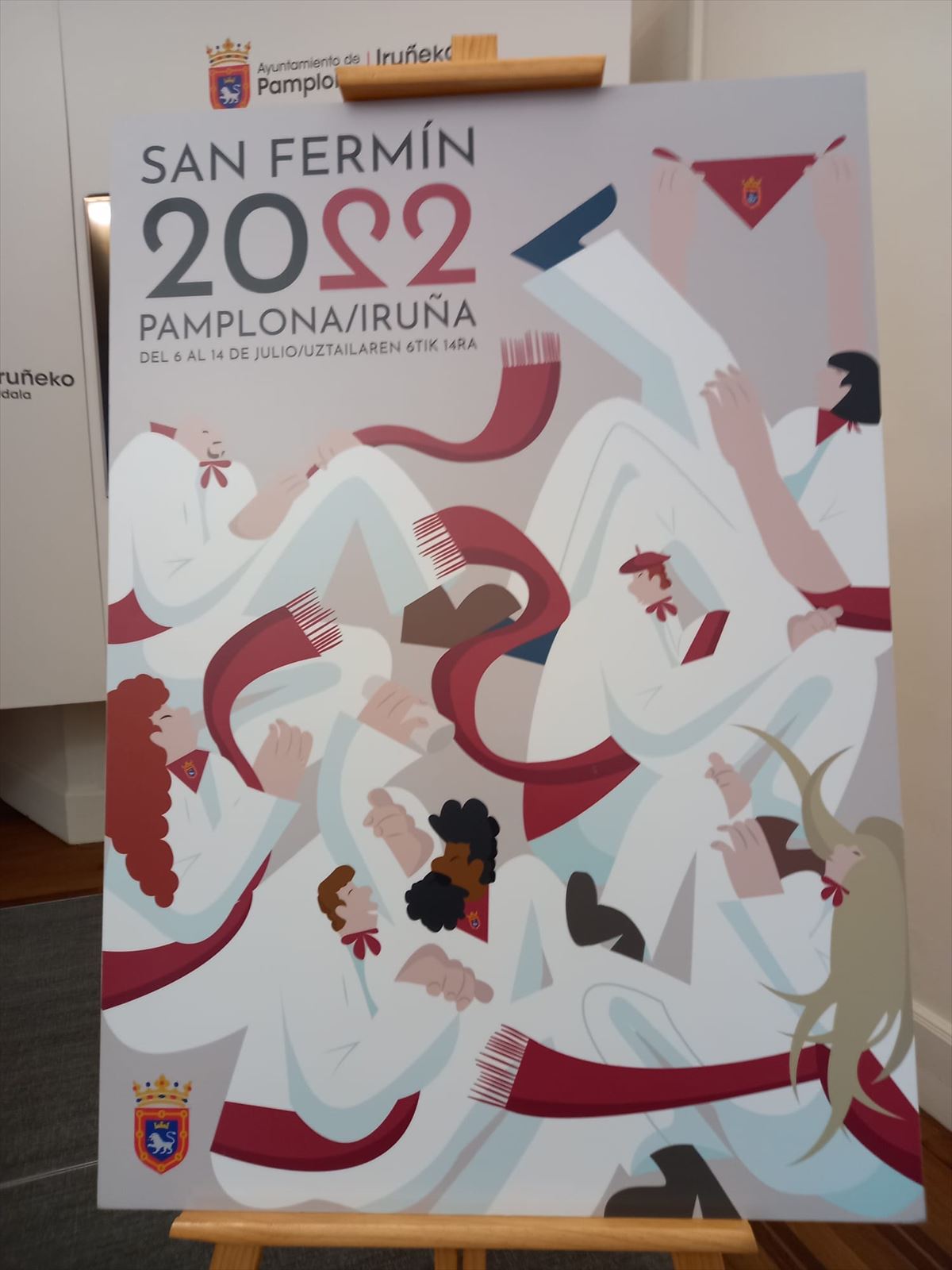 El cartel de San Fermín 2022. Foto: Aritz Agirre