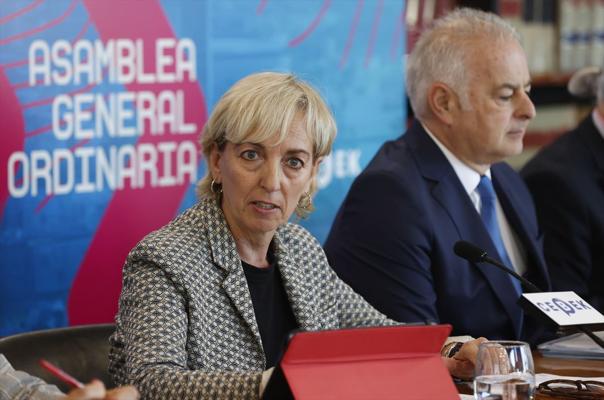 La presidenta de Cebek, Carolina Pérez Toledo