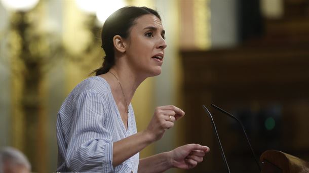 Irene Montero Berdintasun ministroa. Argazkia: EFE