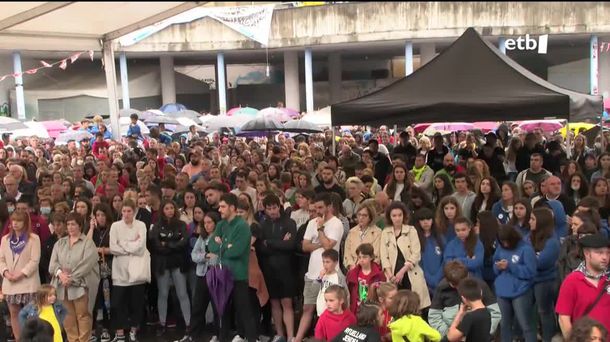 Probablemente, se retomen las fiestas el miércoles. Imagen extraída de un vídeo de EITB MEDIA.