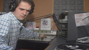 Joseina Etxeberria Euskadi Gazteako estudioan, 90eko udaberrian