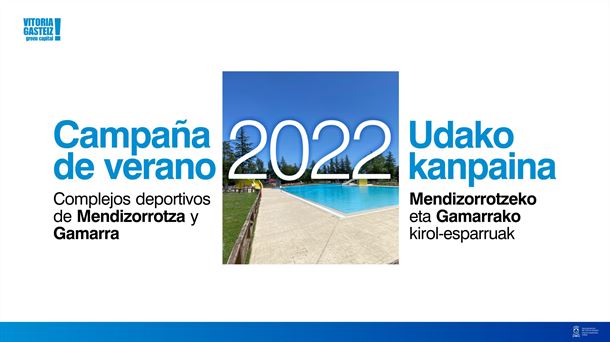 El abono de temporada de verano para el complejo de Gamarra costará 31,50 euros para los mayores de 25 años