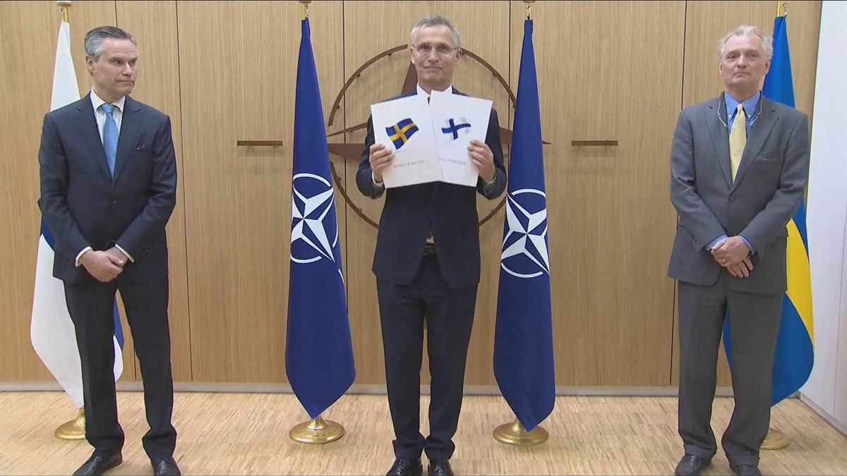 Suecia y Finlandia entregan a la OTAN su solicitud de ingreso en la Alianza