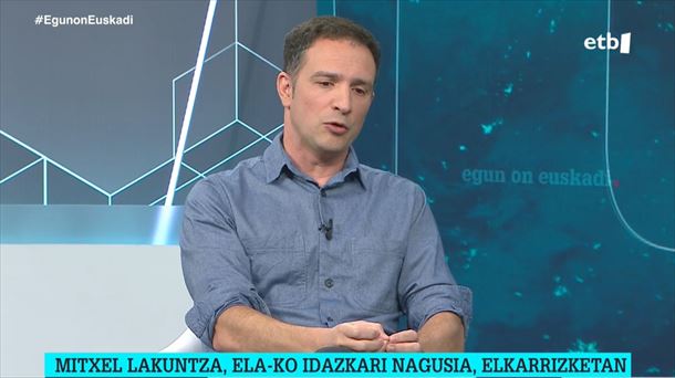 Mitxel Lakuntza ''Egun on Euskadi'' saioan