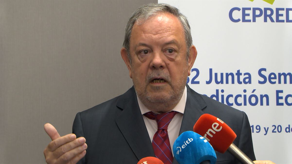 Pedro Azpiazu. Imagen obtenida de un vídeo de EITB Media.