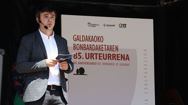 Iñigo Hernando, alcalde de Galdakao (Bizkaia).