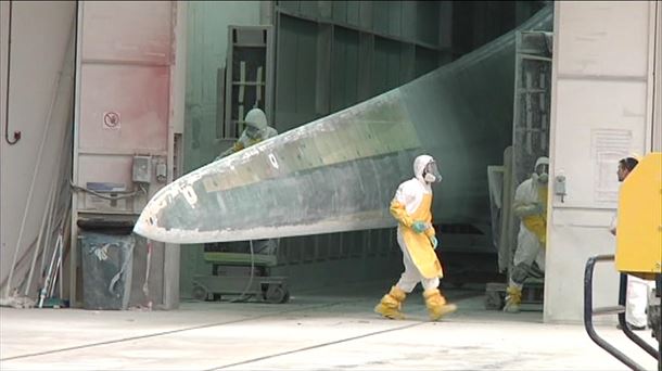 Un trabajador de Siemens Gamesa