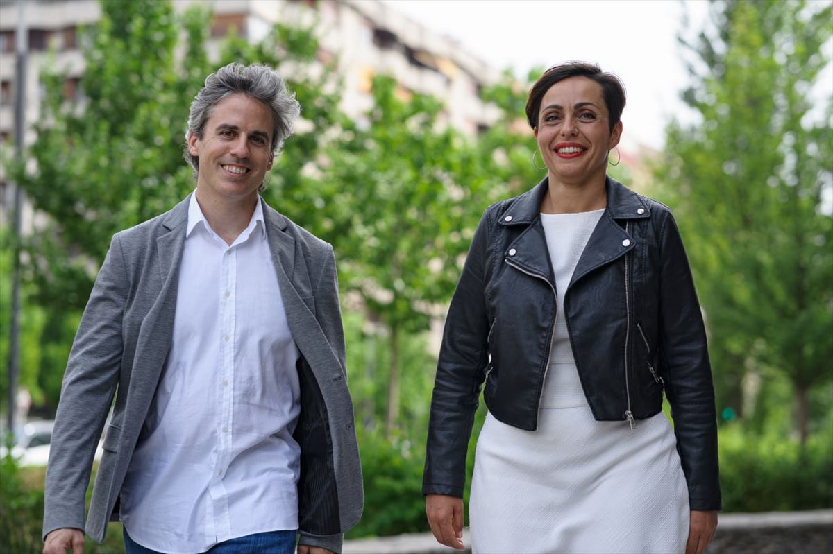 Rocío Vitero y Unai Fernández, propuestas de EH Bildu para el Ayuntamiento de Vitoria-Gasteiz