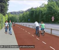 Dos nuevas bicipistas unirán Erletxe y Larrabetzu y Erletxe y Boroa en 2025