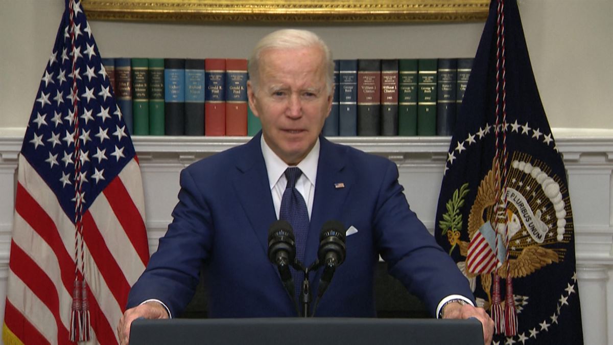 Joe Biden Ameriketako Estatu Batuetako presidentea, artxiboko irudi batean