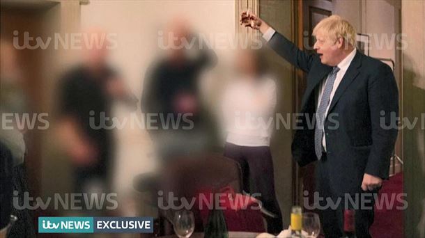 Johnson, gaur zabaldutako irudietako batean. Irudia: itvNEWS