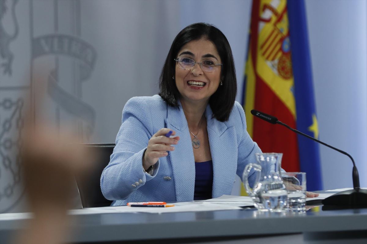 La ministra de Sanidad, Carolina Darias. Foto: EFE