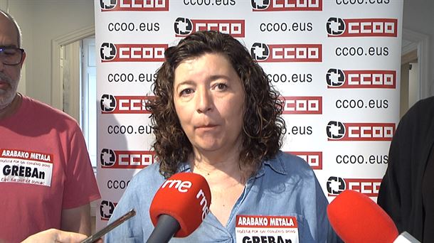 Loli García, Secretaria General de CCOO-Euskadi.