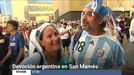 La selección argentina crea expectación en San Mamés