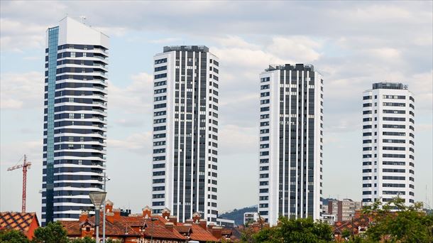 Viviendas en Bilbao. Foto: EFE.