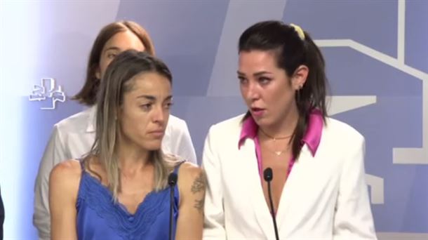 Alexandra Ruiz de Azua en el Parlamento Vasco.