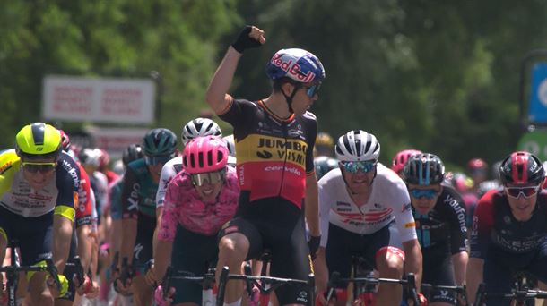 Wout Van Aert gana la 1ª etapa del Critérium Dauphiné 2022