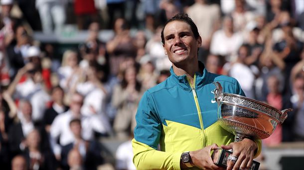 Nadal, 2022ko Roland Garroseko irabazlea. Argazkia: EFE