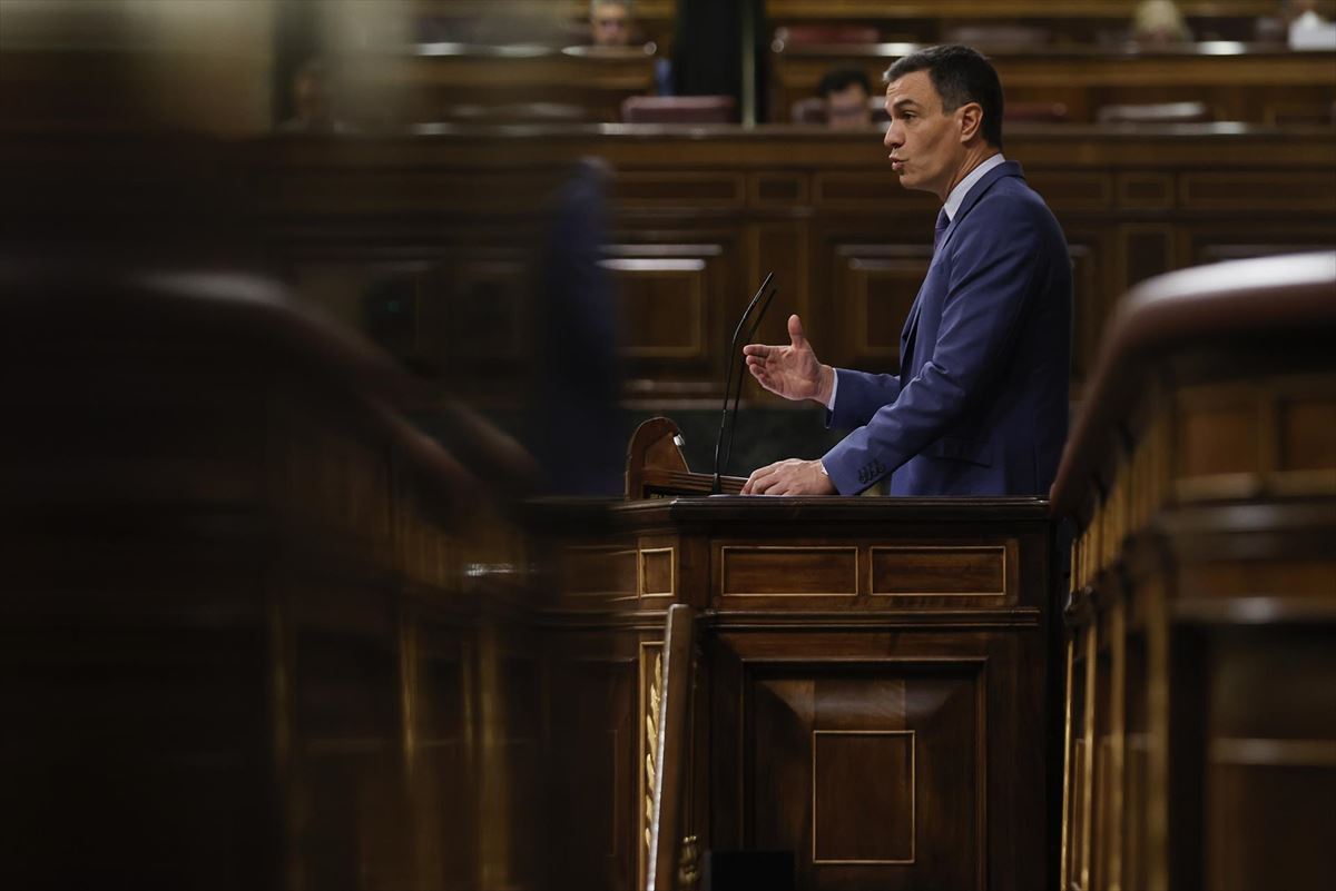 Pedro Sanchez en el Congreso de los Diputados, en una imagen de archivo