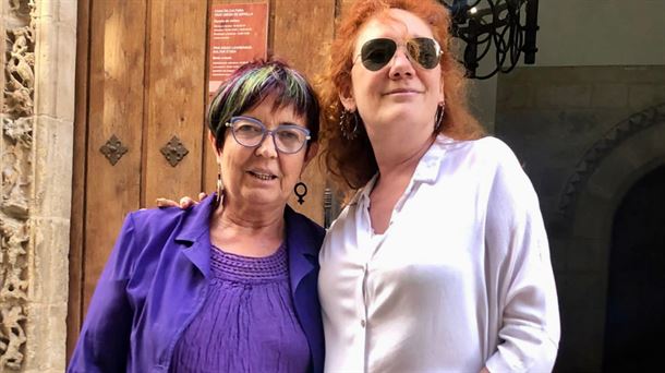 Teresa Saez y Cristina Fallarás para Distrito Euskadi
