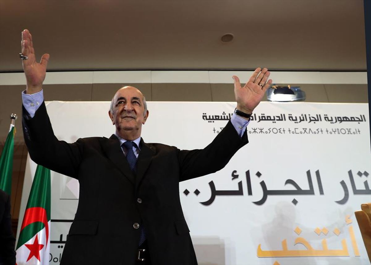 El presidente argelino Abdelmadjid Tebboune en una imagen de archivo