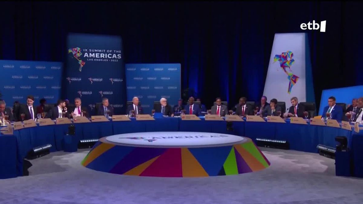 Cumbre de las Américas. Imagen obtenida de un vídeo de EITB Media