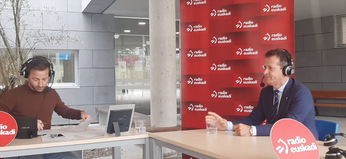 Jokin Bildarratz, entrevistado en Radio Euskadi.