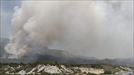 Incendio en la Sierra de Leire. Foto: EFE title=