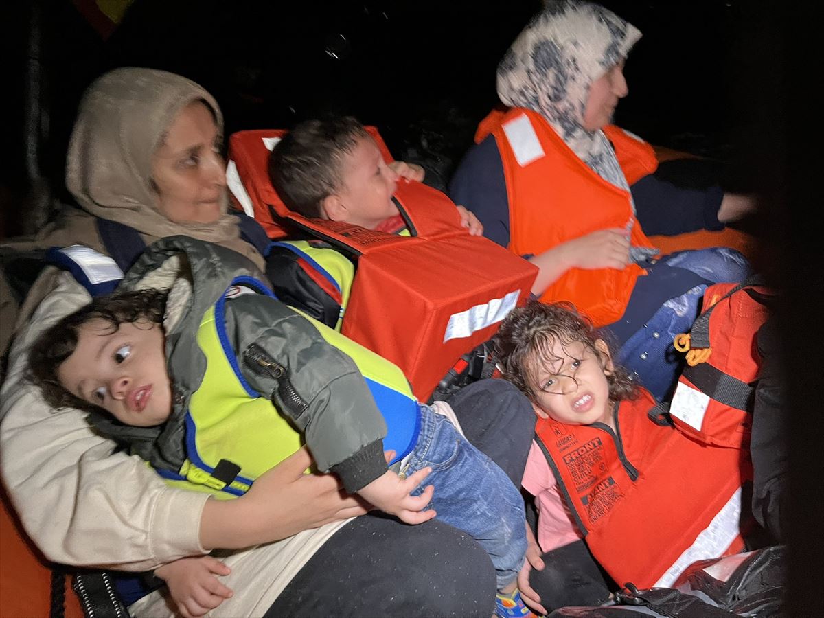 Niños rescatados. Foto: EITB Media.