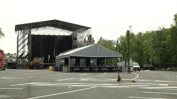 Uno de los escenarios del Azkena Rock Festival