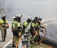 Unai Badiola, bombero de Gipuzkoa: Lo vivido en los incendios de Navarra fue una lección para nosotros