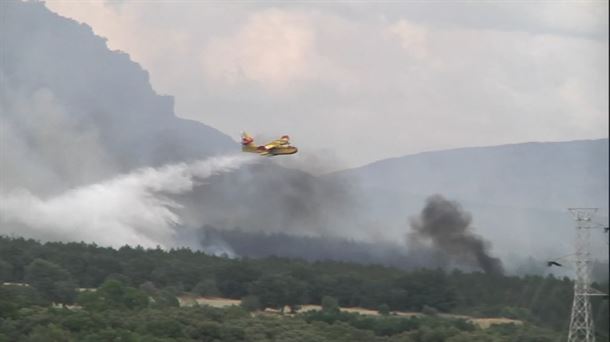 Incendio en Yesa