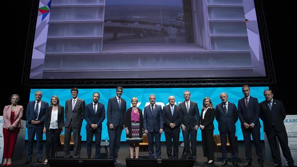 Elkargi elkar bermatzeko sozietatearen Batzar Nagusia, Donostiako Kursaal jauregian. Argazkia: EFE