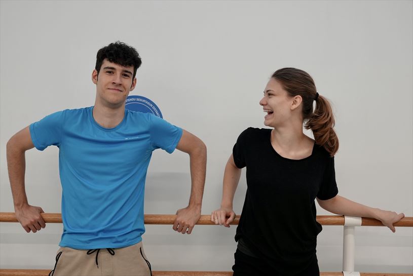 Eleder Iglesias (Alain) eta Nerea Elizalde (Garazi)