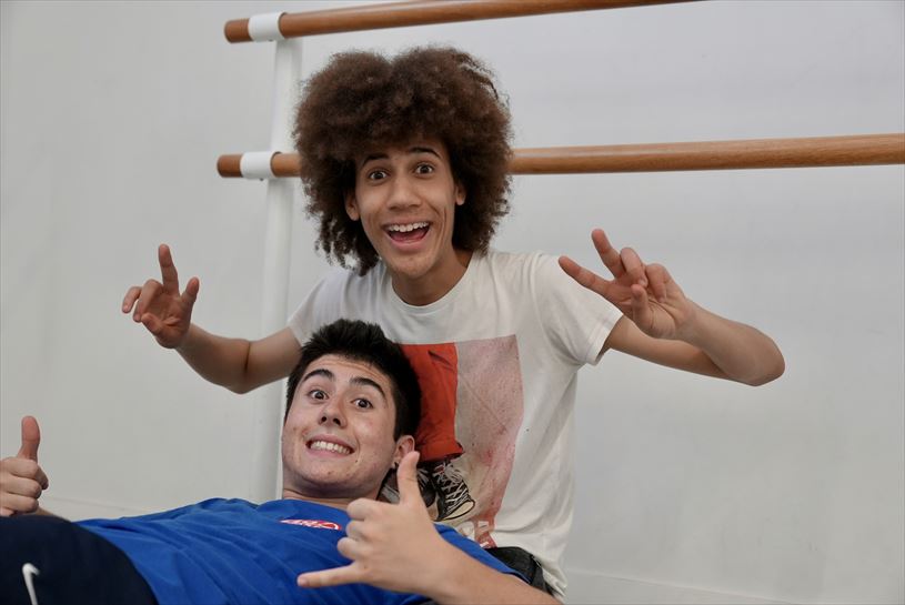 Joanes Echeveste (Ibai) eta Julen Castillo (Koldo)