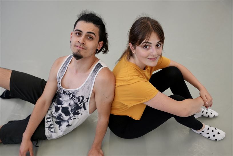 Iñaki Mujika (Unax) eta Dánae Riaño (Maddi)