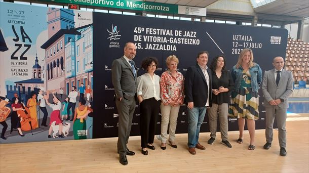 Foto de la presentación del Jazzaldia el pasado 23 de junio en Vitoria-Gasteiz.