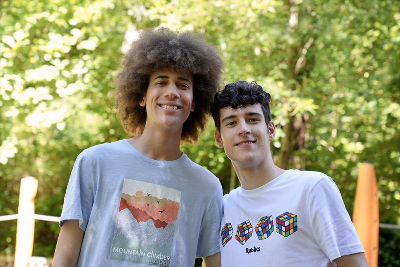 Julen Castillo (Koldo) eta Eleder Iglesias (Alain)