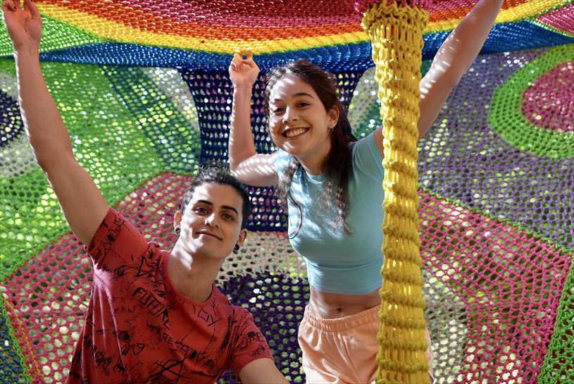 Iñaki Mujika (Unax) eta Mikele Arizkorreta (Saioa)