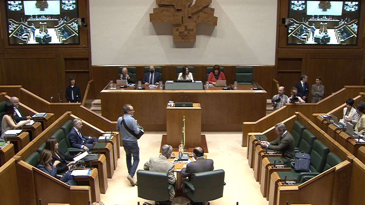 El Parlamento Vasco en una foto de archivo de EITB Media.