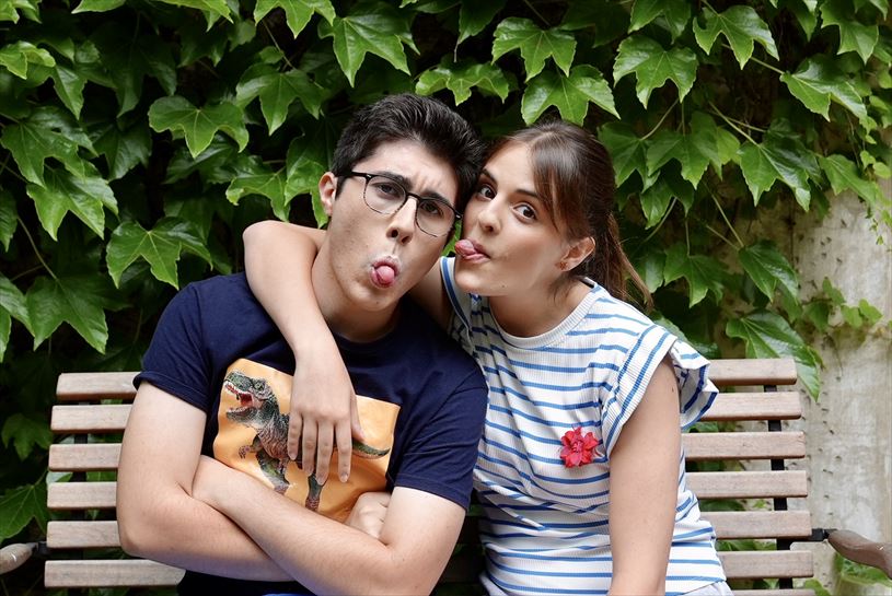 Joanes Echeveste (Ibai) eta Dánae Riaño (Maddi)